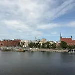 Nad Odrą - Luksusowy Z Widokiem Na Odrę, Tarasem I Klimatyzacją Apartament Szczecin