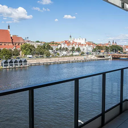 Nad Odra - Luksusowy Z Bocznym Widokiem Na Odre, Tarasem I Klimatyzacja Διαμέρισμα *