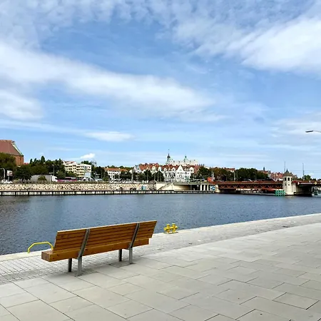 Lägenhet Nad Odra - Luksusowy Z Widokiem Na Odre, Tarasem I Klimatyzacja Szczecin