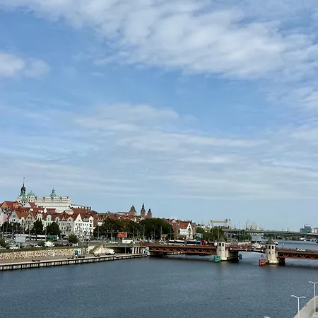 Lägenhet Nad Odra - Luksusowy Z Widokiem Na Odre, Tarasem I Klimatyzacja Szczecin