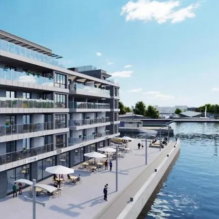 Lägenhet Nad Odra - Luksusowy Z Widokiem Na Odre, Tarasem I Klimatyzacja Szczecin