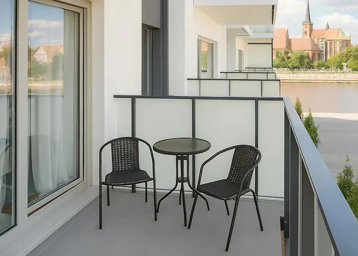 Apartament Nad Odrą - Luksusowy Z Widokiem Na Odrę, Tarasem I Klimatyzacją *